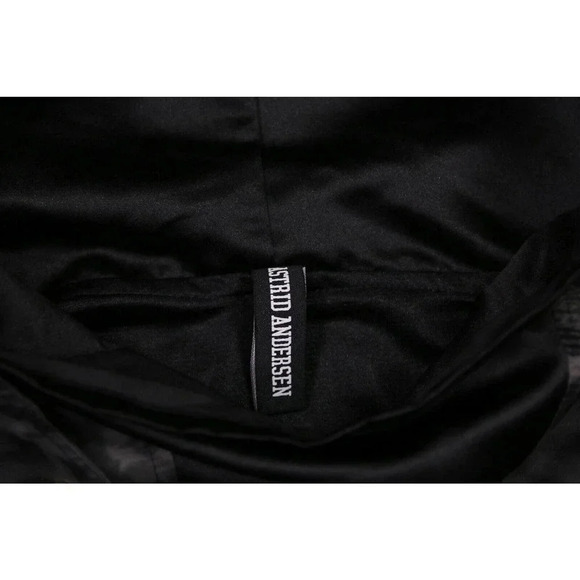 Astrid Andersen Green Leopard Print Hooded Pullover Rain Jacket Unisex Small - Picture 7 of 10